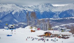 Красная поляна зимой