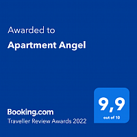 Эта наша награда Traveller Review Award 2022 от Booking.com